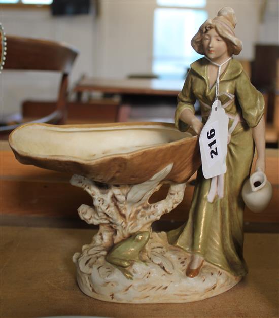 Royal Dux figural centrepiece